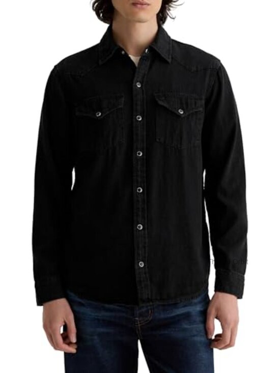 Other - Classic Fit Western Button Down Shirt - Cotton Denim
